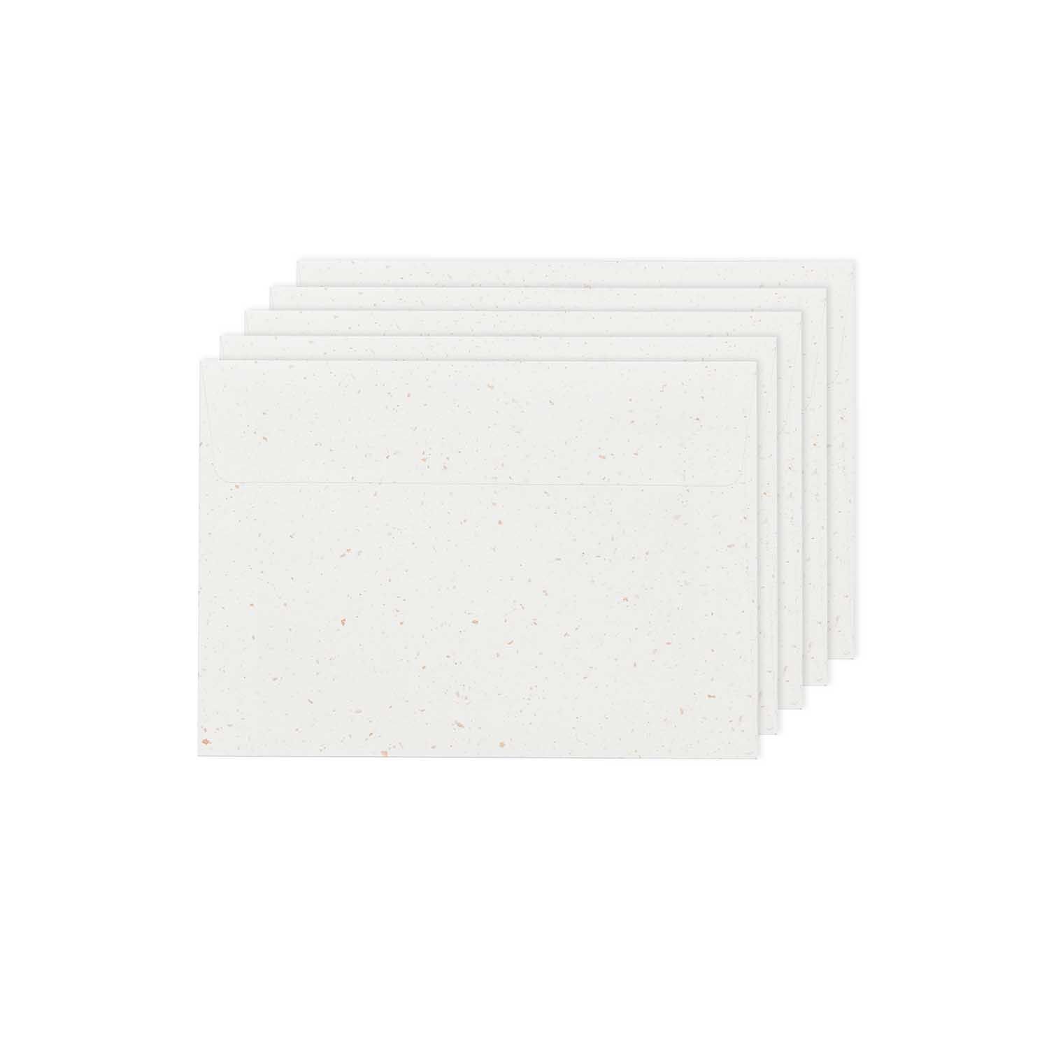 Kirjekuoret 5kp C6 Paper Poetry - Offwhite/rose gold