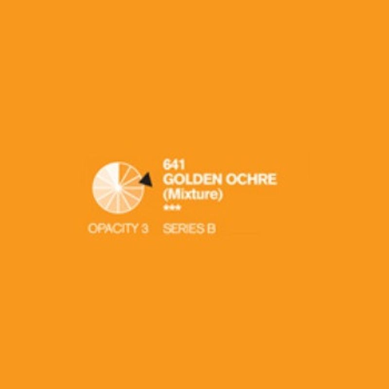 PA. DR Cryla acrylic 75ml 641 Golden ochre (B), taiteilija-akryyliväri