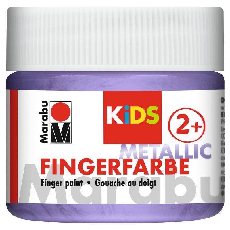 Marabu KiDS-sormivärilajitelma, Metallic 4x100ml