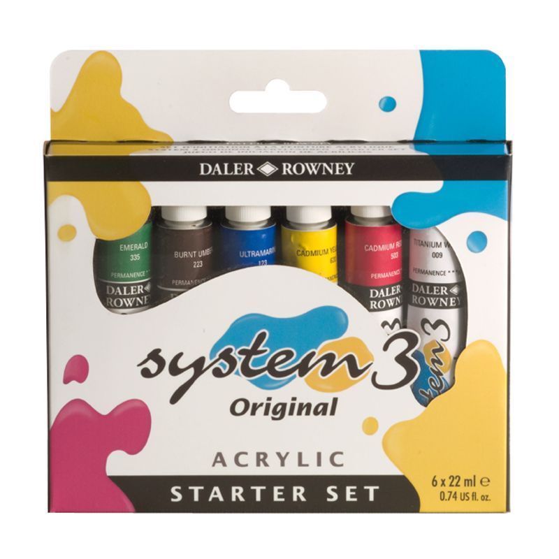 DR System 3 acrylic 500ml 702 Silver (hue)