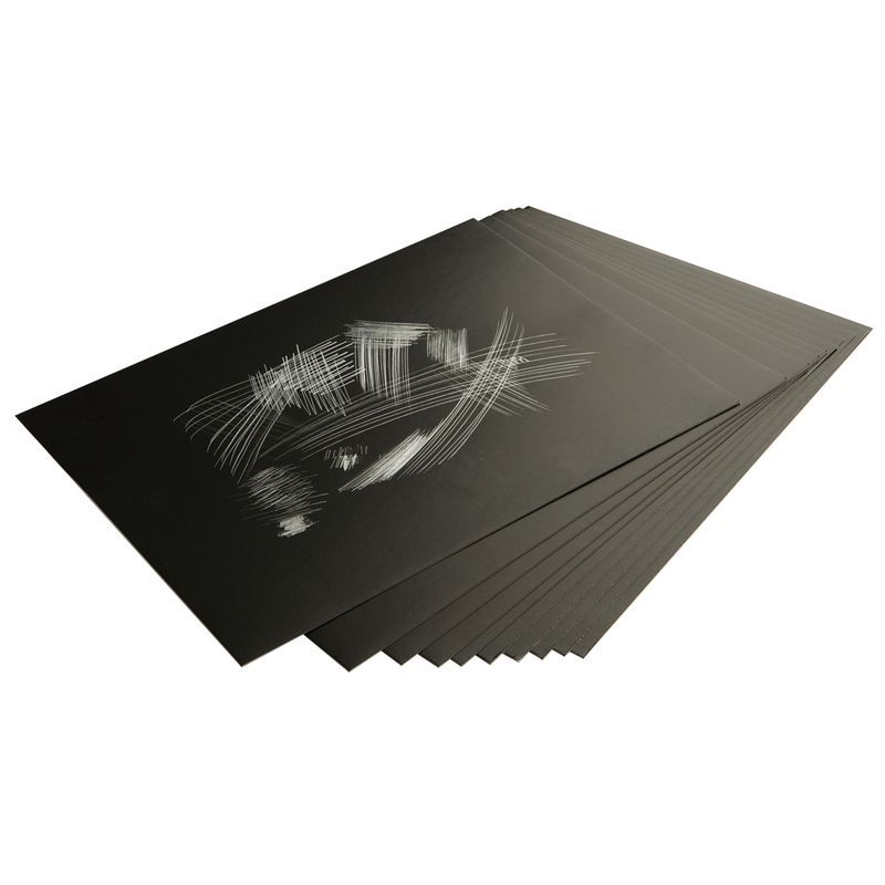 AC Raapekartonki hopea 305x229mm, Silverfoil