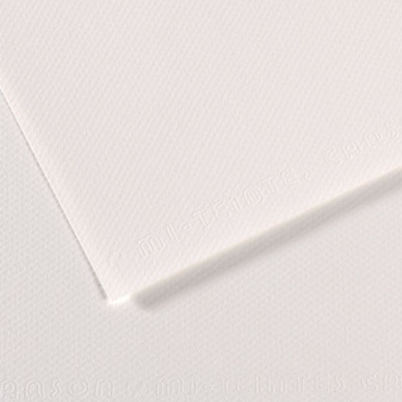Canson Mi-teintes 160g 50x65 335 White, värikartonki