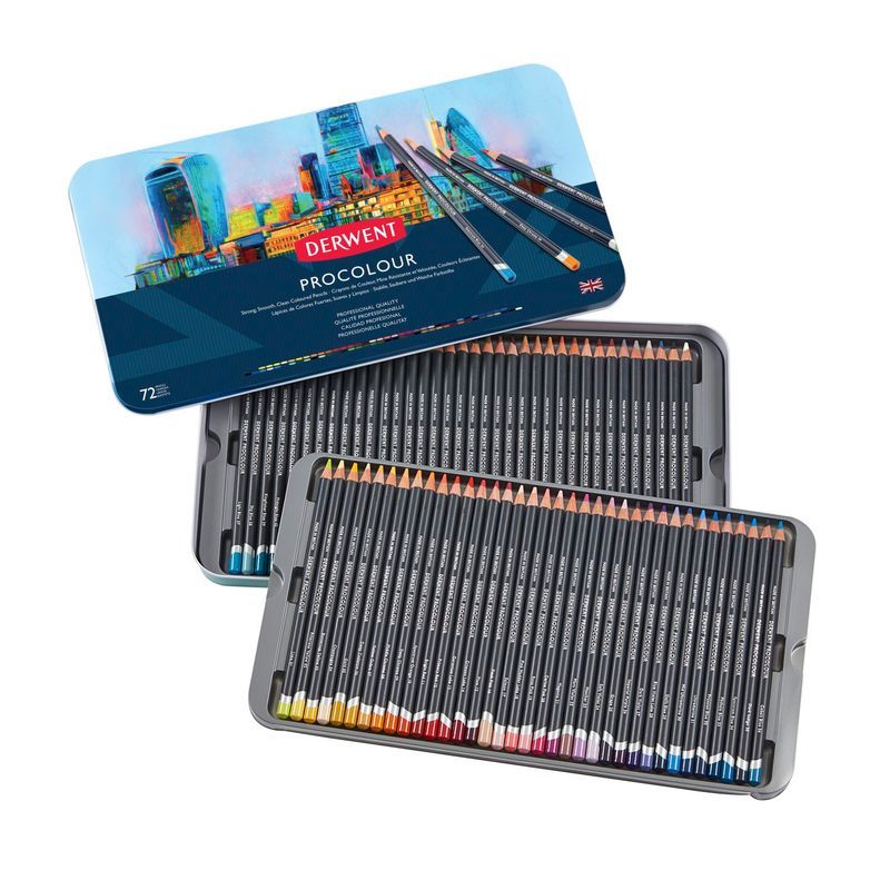 Derwent Procolour 72 värikynälajitelma