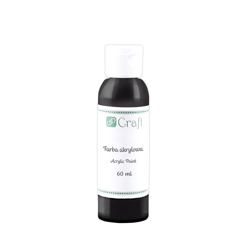 DPC Akryyliväri 60ml Musta 023, Black