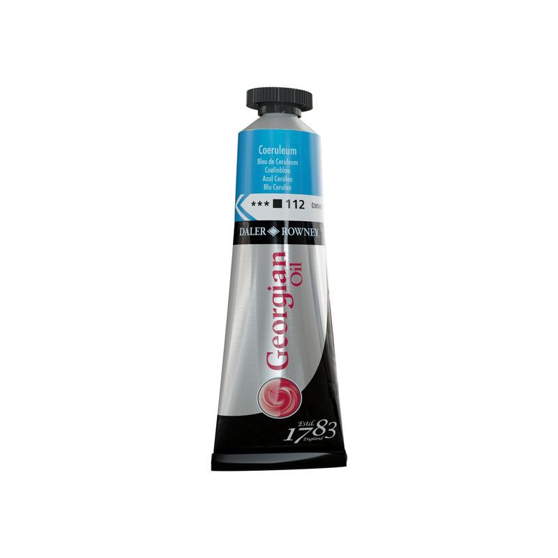 DR Georgian öljyväri 38ml 112 Coeruleum*, sisältää perinteistä pigmenttiä