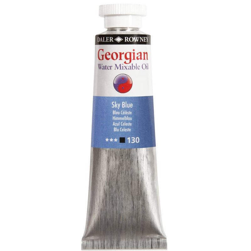 DR Georgian WAMO 37ml 130 Sky blue, vesiliukoinen öljyväri