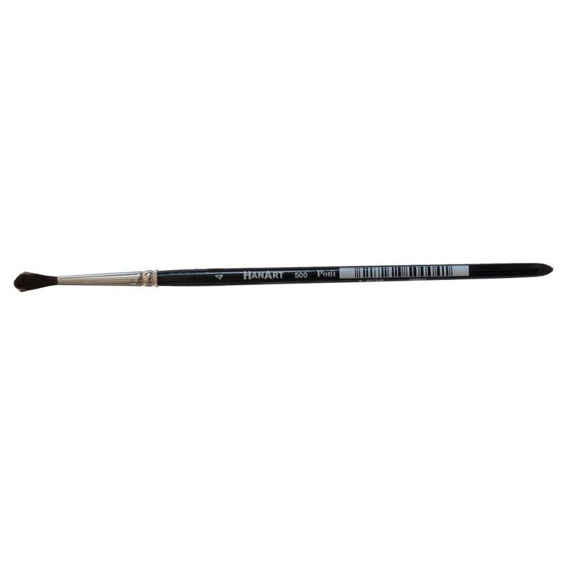 HanArt 500-10 poninkarvasivellin pyöreä L6xP23mm, lyhyt varsi