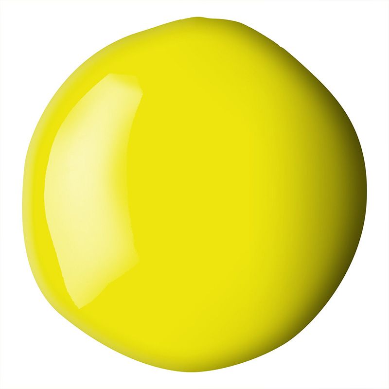 LQX Basics Fluid 118ml 981 Fluorescent Yellow, juokseva akryyliväri