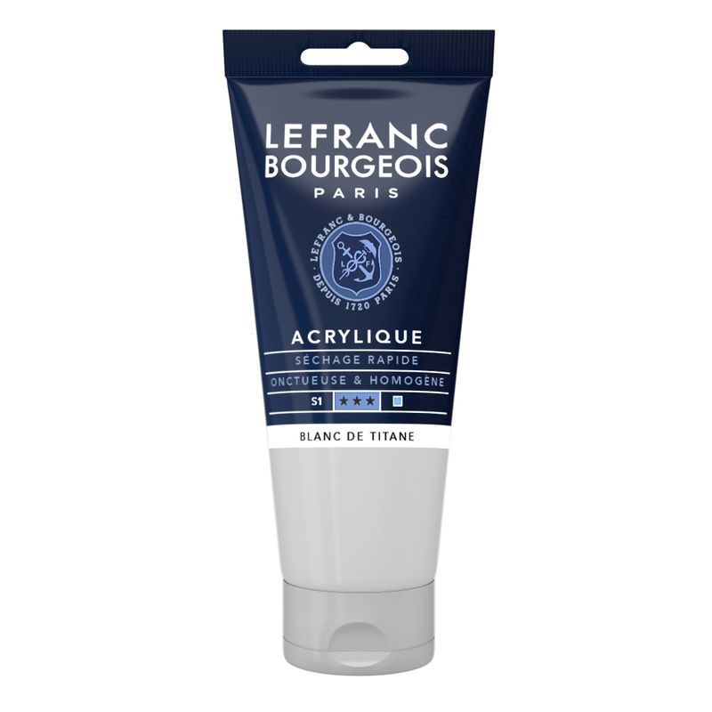 LB Fine Acrylic 80ml 008 Titanium White, akryyliväri
