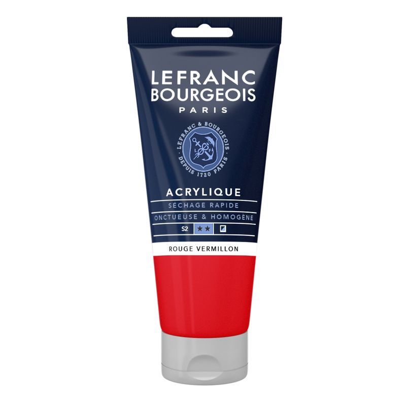 LB Fine Acrylic 80ml 393 Vermillion Red, akryyliväri