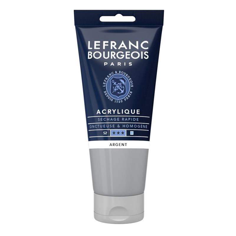 LB Fine Acrylic 80ml 710 Silver, akryyliväri