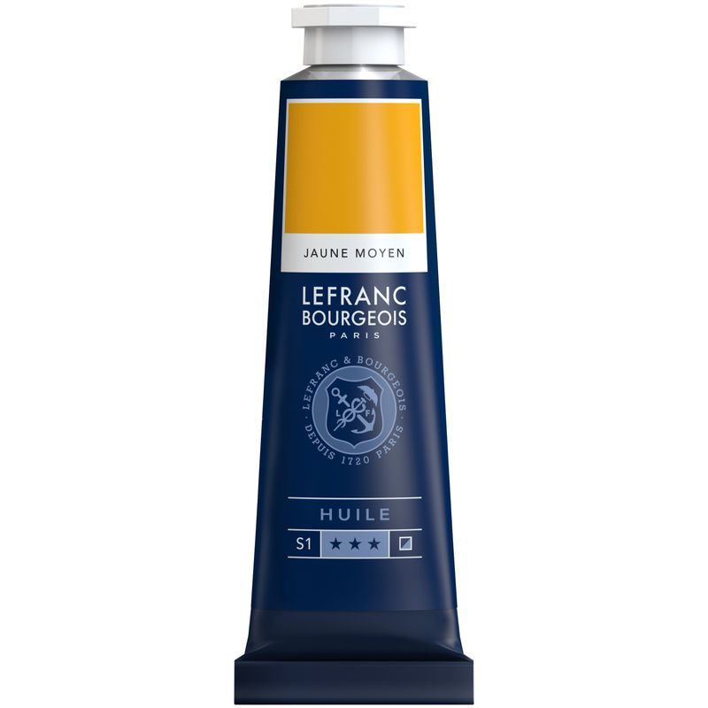 LB Fine Oil 40ml 198 Medium Yellow, öljyväri