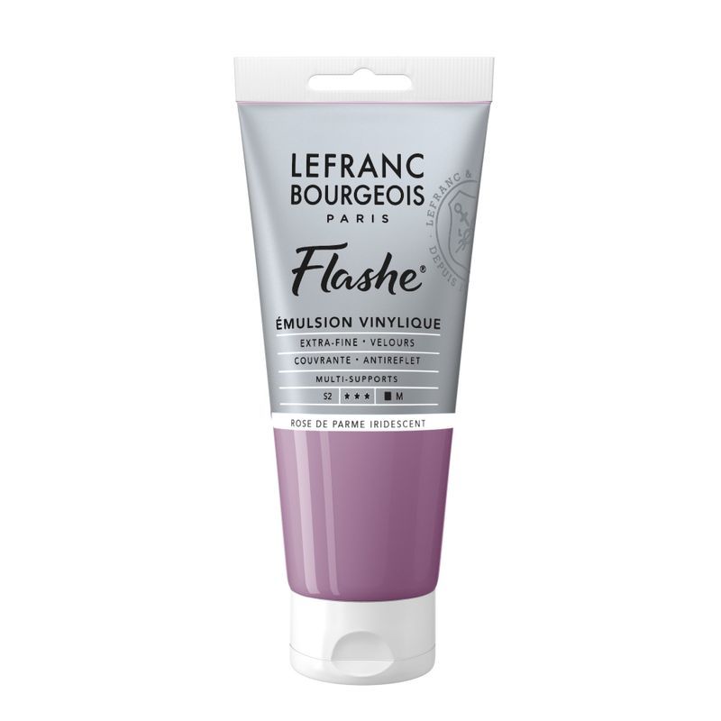 LB Flashe Vinyl acrylic 80ml 839 Parma Pink Irides, metallihohto