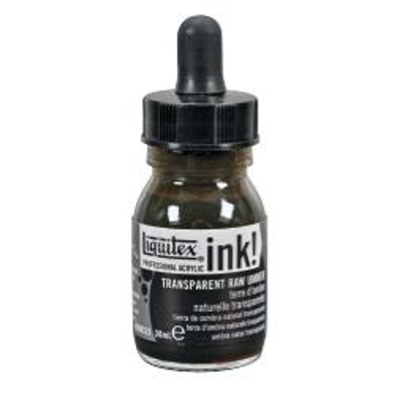 Liquitex Acrylic Ink 30ml 333 Transparent raw umbe, Akryylimuste