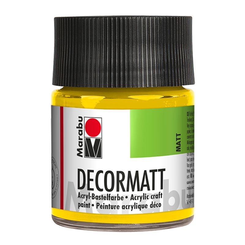 Marabu Askarteluväri matt 50ml 019 Yellow, Keltainen
