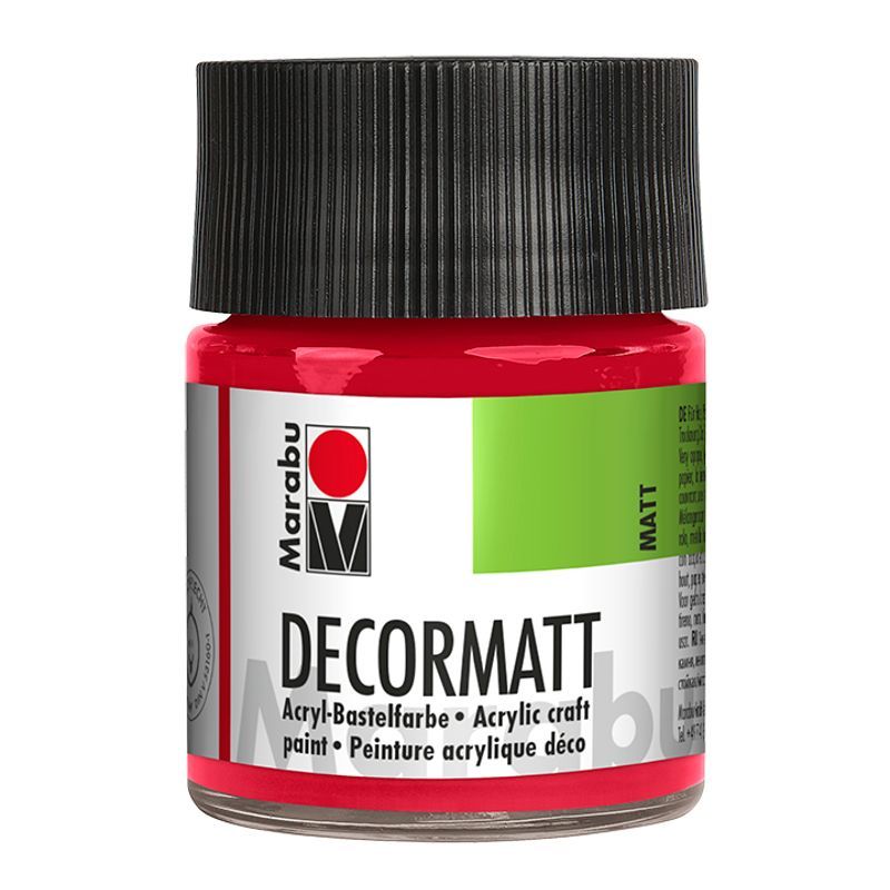 Marabu Askarteluväri matt 50ml 031 Cherry red, Kirsikanpunainen