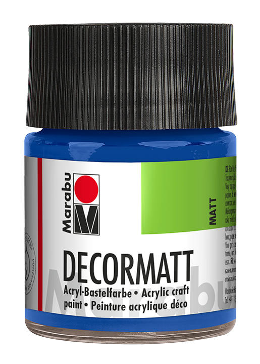Marabu Askarteluväri matt 50ml 052 medium blue