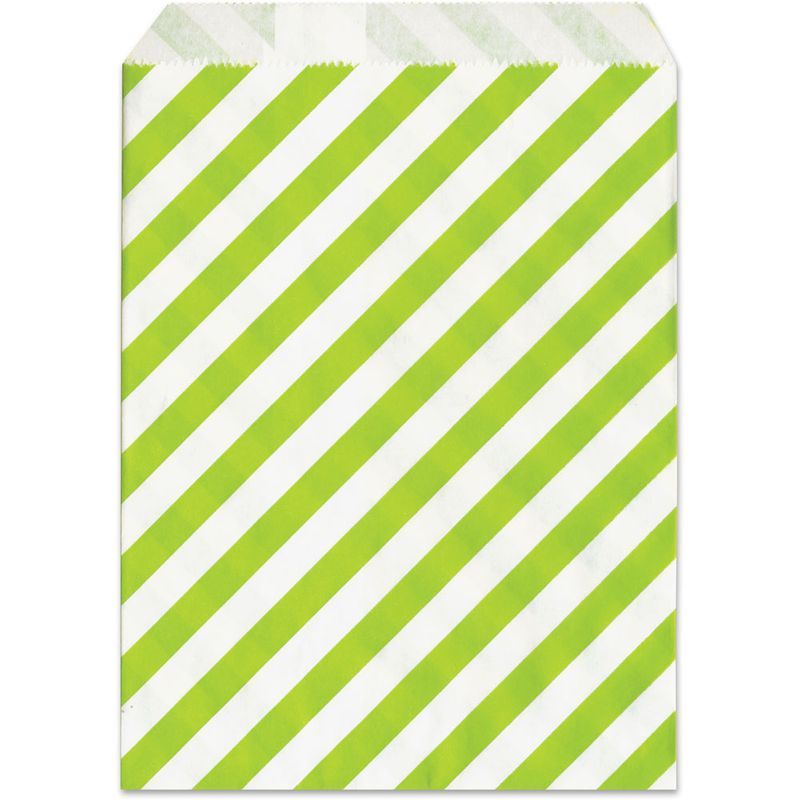 MEYCO Paperipussi 13x16,5cm vihreä raita 25kpl