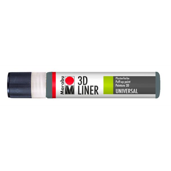 PA. Marabu 3D-Liner 25ml, 678 harmaa