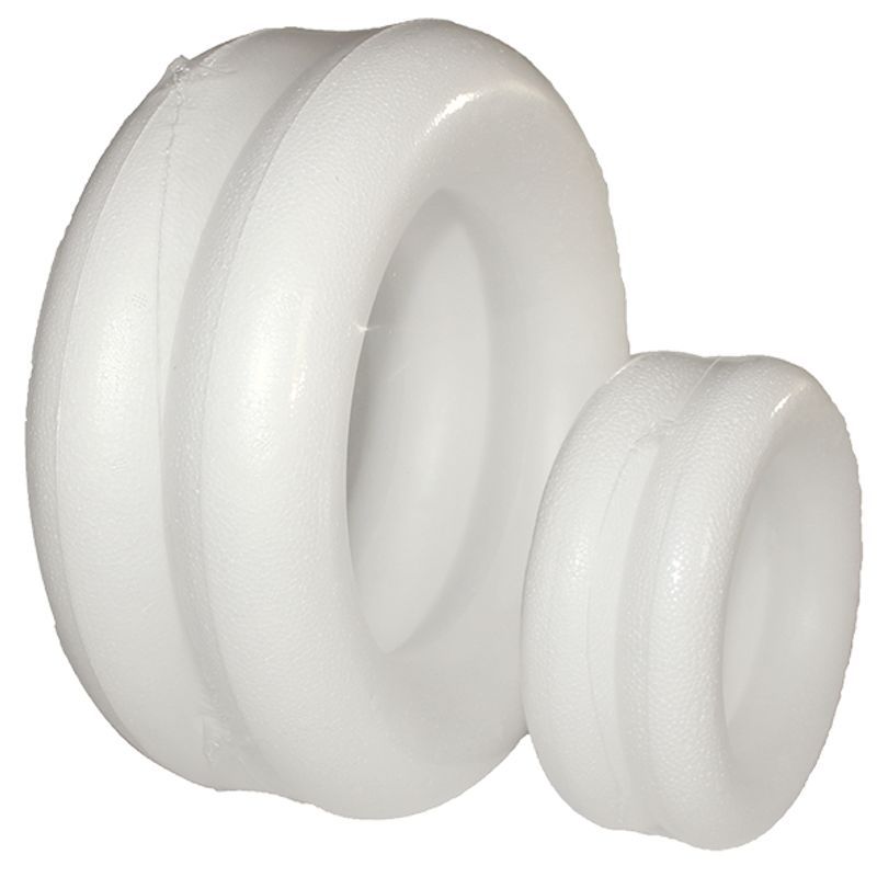 P. ILOX Styroksirengas 17cm puolipyöreä 2kpl
