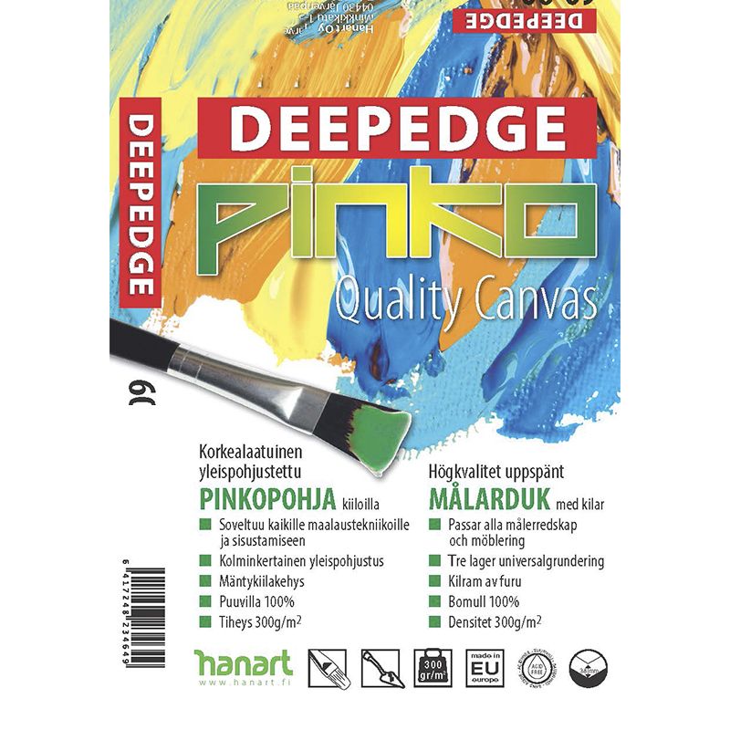 PINKO DEEPEDGE 75x135cm Maalauspohja 38mm, 100% puuvilla 300g (24)