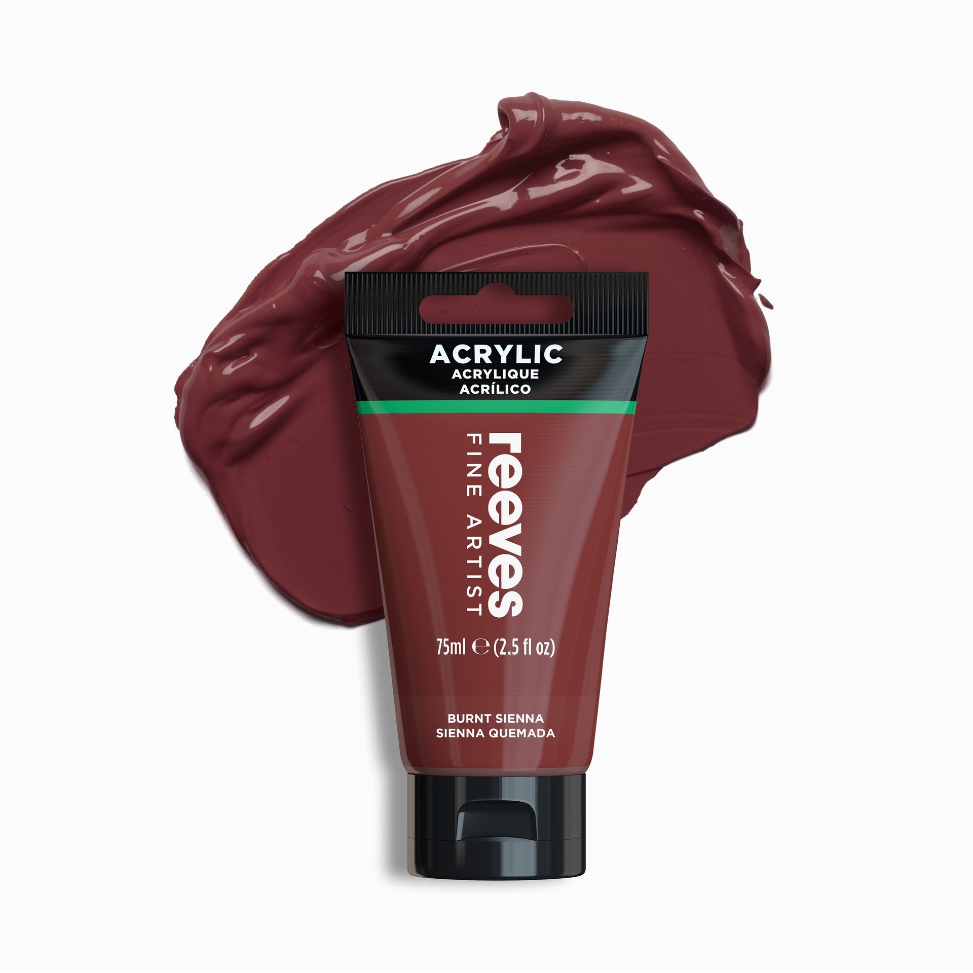 Reeves Akryyliväri 75ml Burnt Sienna
