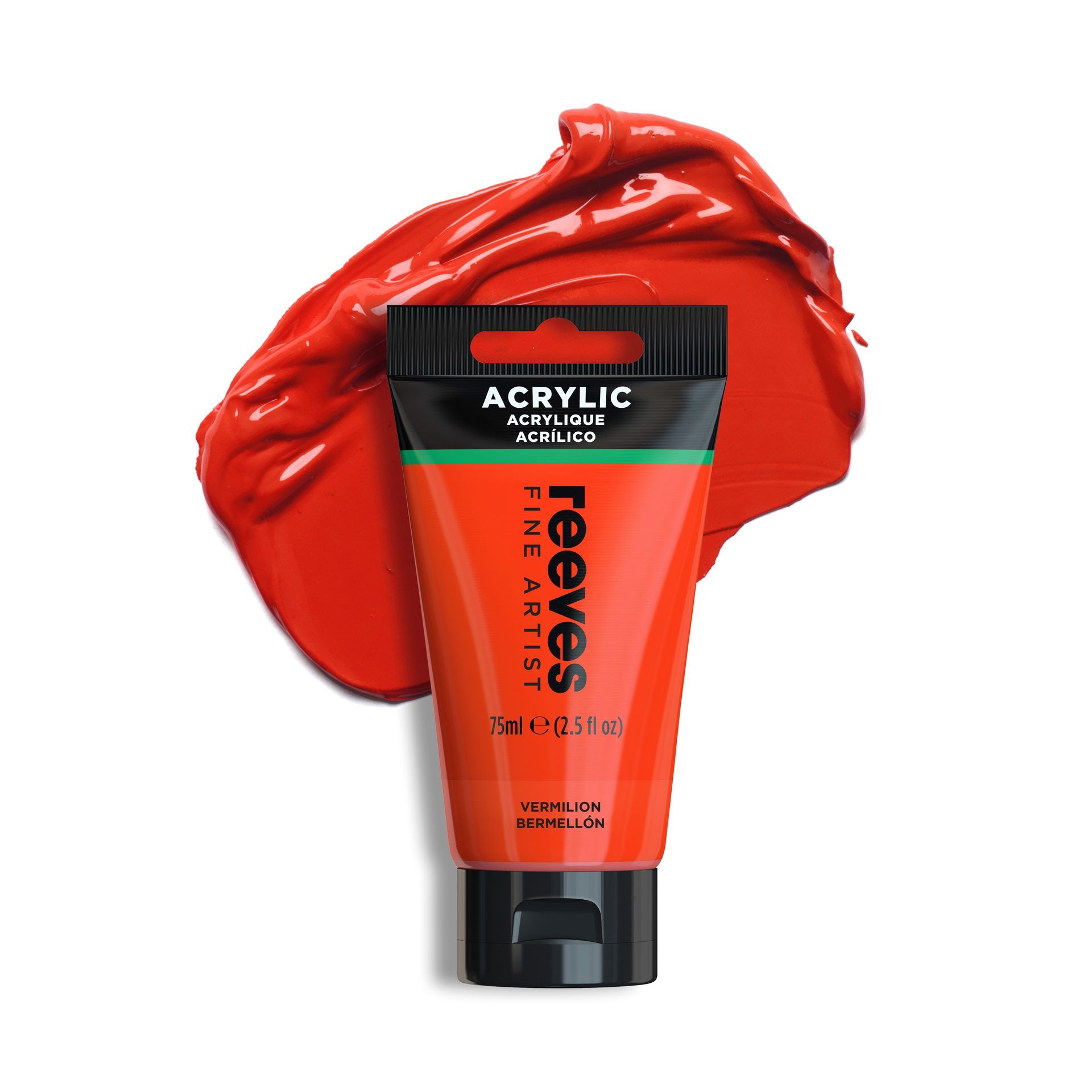 Reeves Akryyliväri 75ml Vermillion