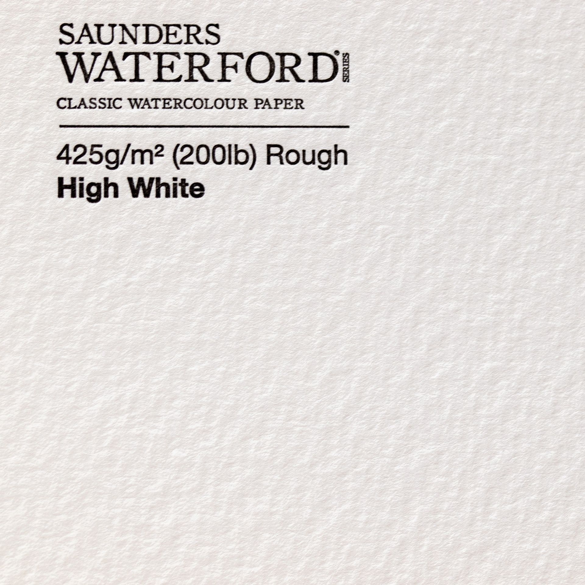 SCM Saunders Waterford 425g 56x76cm K High White, Rough 100% Cotton