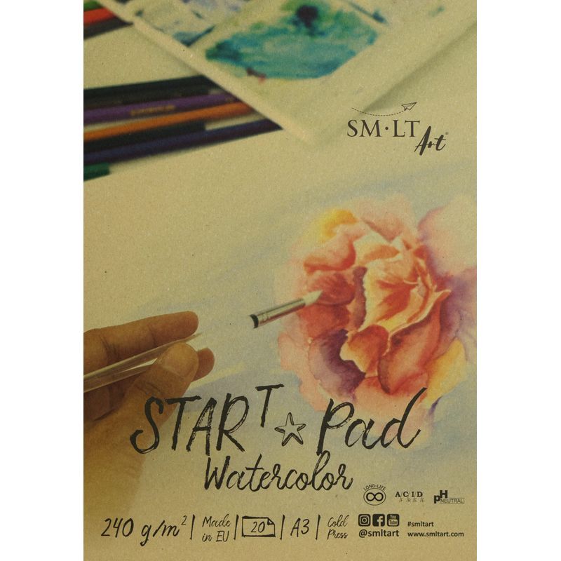 SMLT Star T akvarellilehtiö 240g A3 (20) FSC