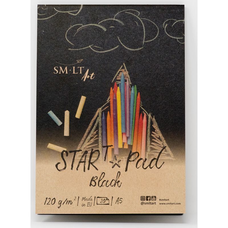SMLT Star T musta 120g A5 (20) lehtiö FSC
