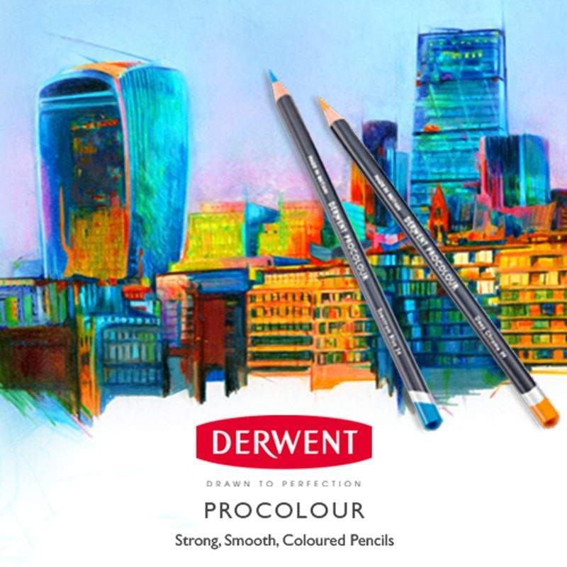 Derwent Procolour 72 värikynälajitelma