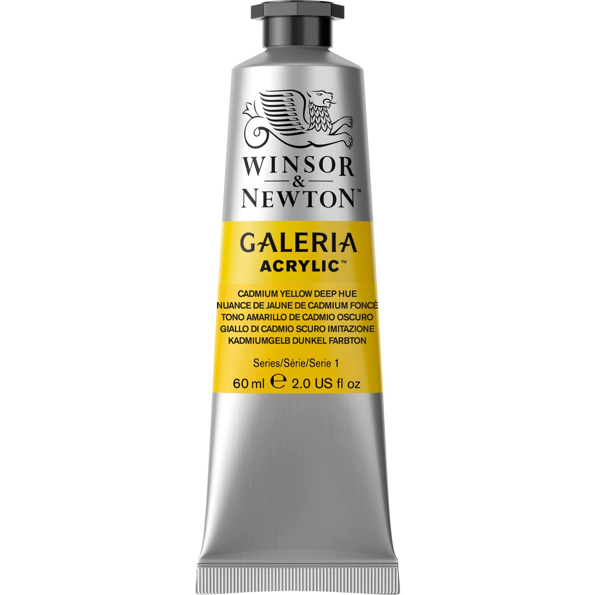 WN Galeria 60ml 115 Cadmium yellow deep hue (1), 60ml akryyliväri