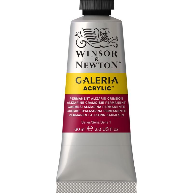 WN Galeria 60ml 466 Perm alizarin crimson (1), 60ml akryyliväri