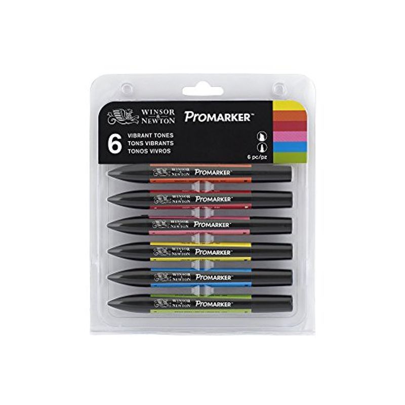 WN Promarker Vibrant tones 6-lajitelma