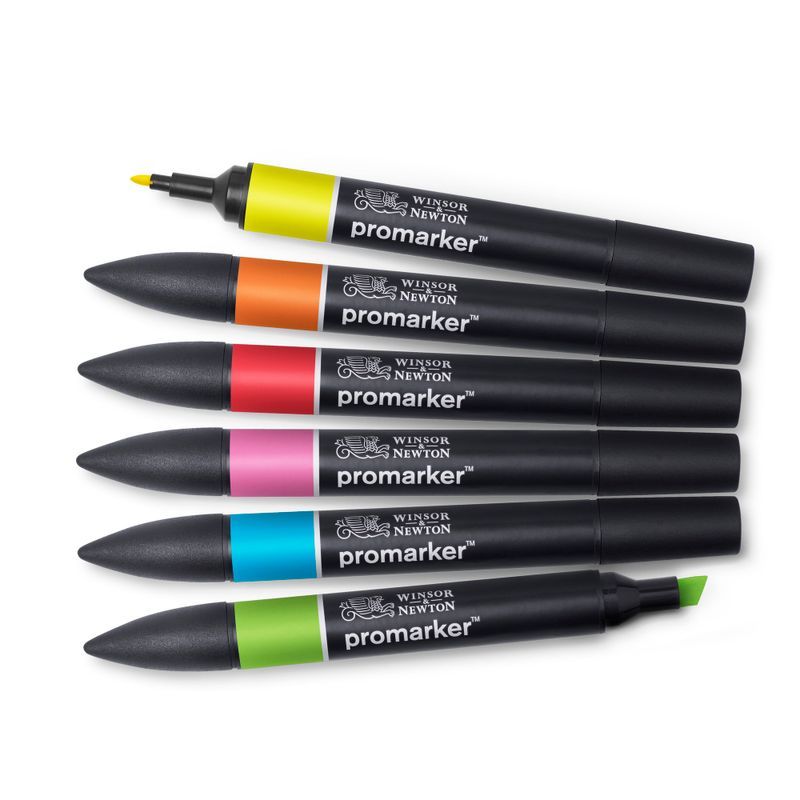 WN Promarker Vibrant tones 6-lajitelma