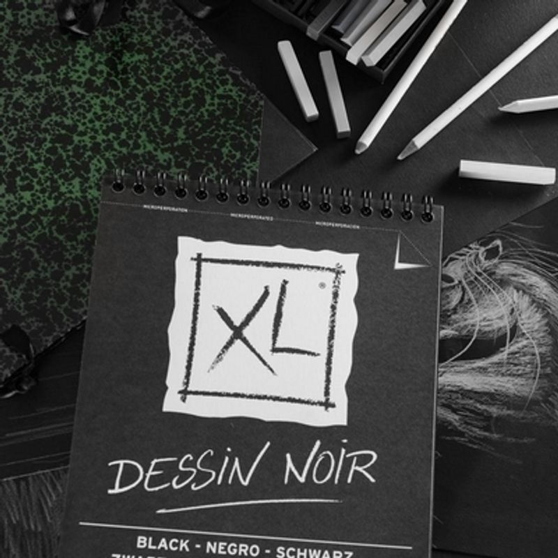 Canson XL Dessin Black 150g A3 (40) kierre, Luonnoslehtiö