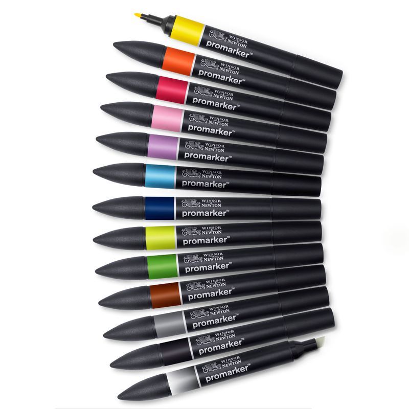 WN Promarker 12+1-lajitelma set 1, Sis. blenderin