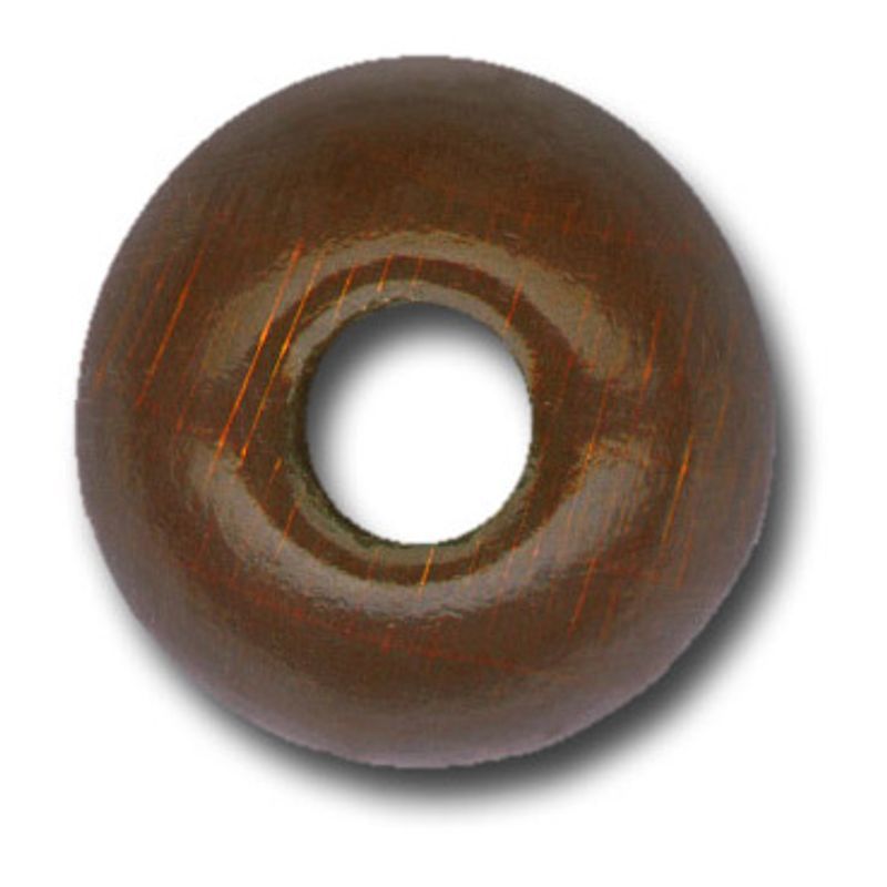 P. MEYCO Makrameehelmet 25mm 47kpl nature, reikä 10mm