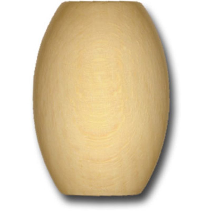 P. MEYCO Makrameehelmet 25mm 47kpl nature, reikä 10mm