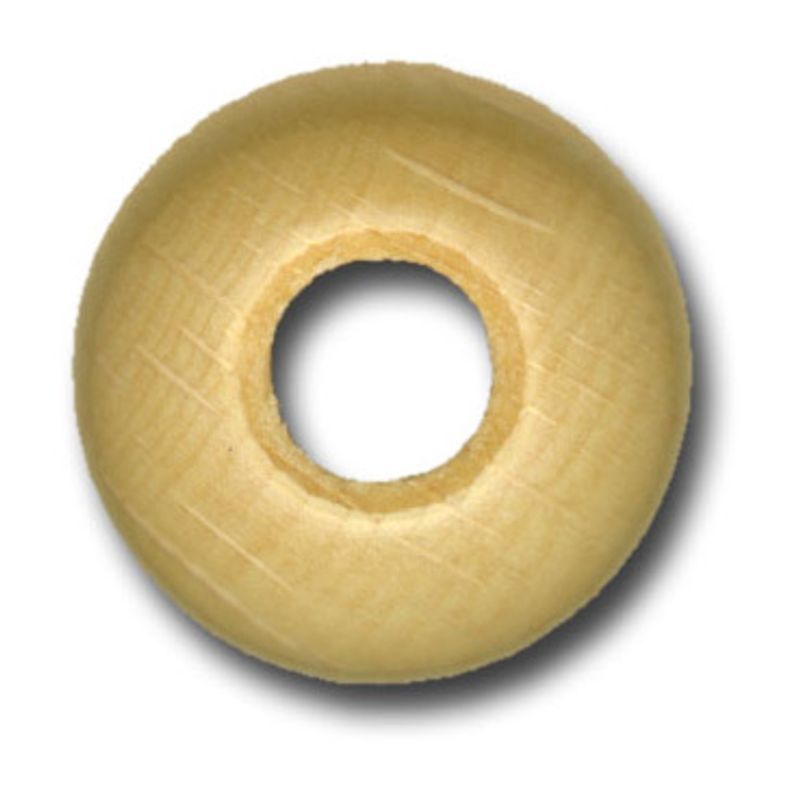 P. MEYCO Makrameehelmet 25mm 47kpl nature, reikä 10mm