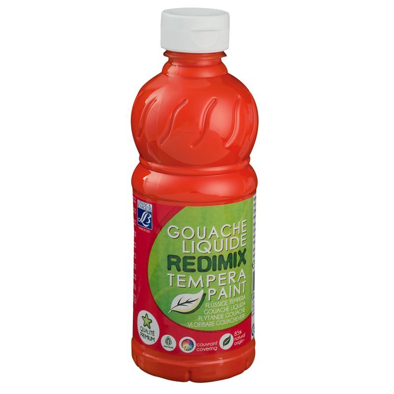 LB Redimix 500ml 398 (004) Vermilion, 500ml valmisväri sinooperinpunainen