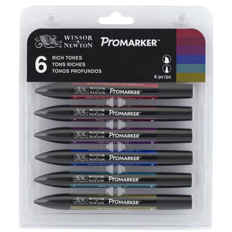 WN Promarker Rich tones 6-lajitelma