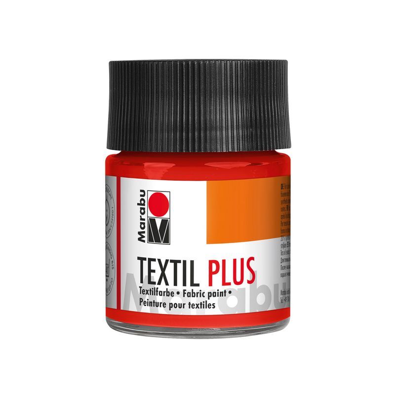 Marabu Tekstiiliväri PLUS 50ml 005 Raspberry, vaaleille ja tummille kankaille