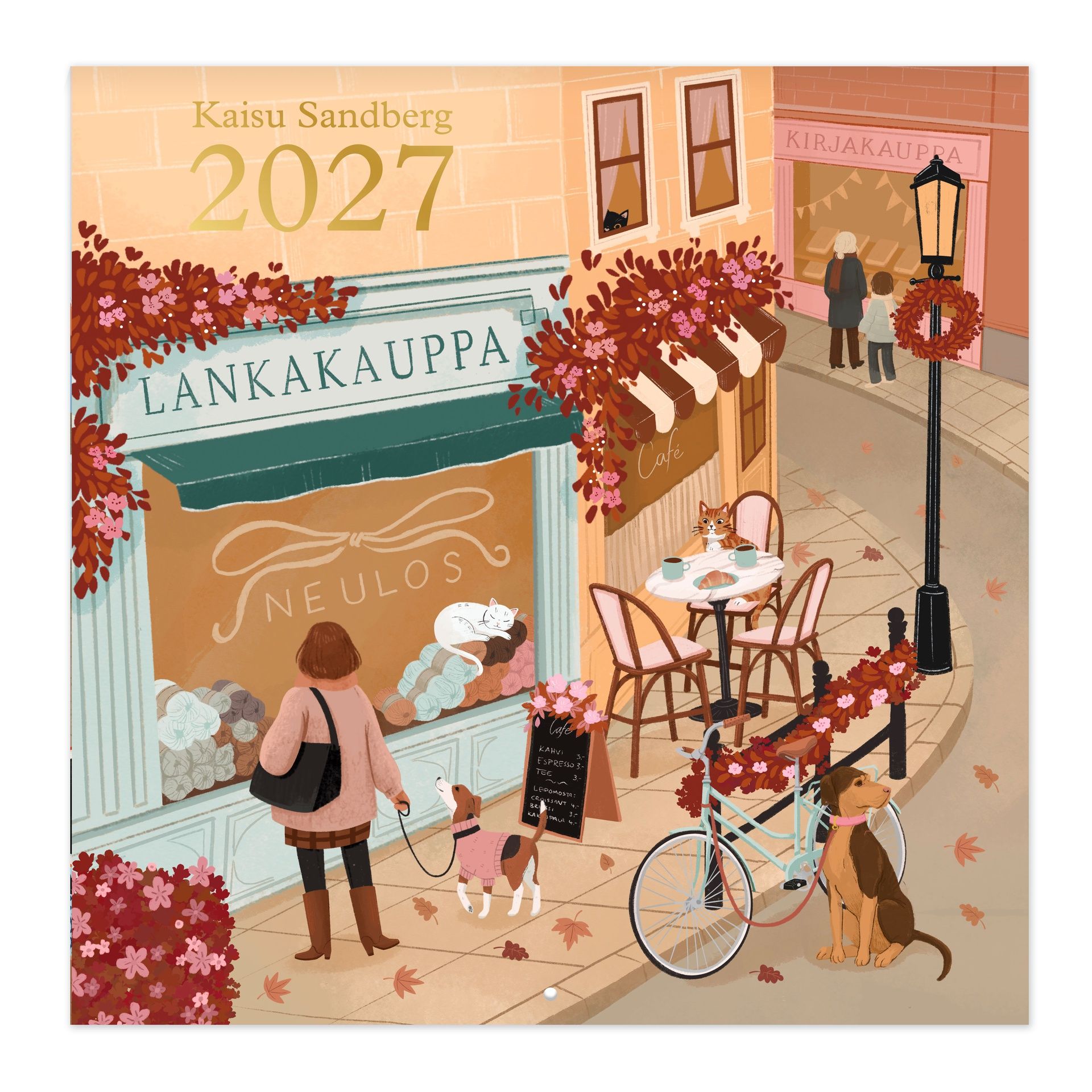 Seinäkalenteri 30x30cm Putinki - Kaisu Sandberg 2027