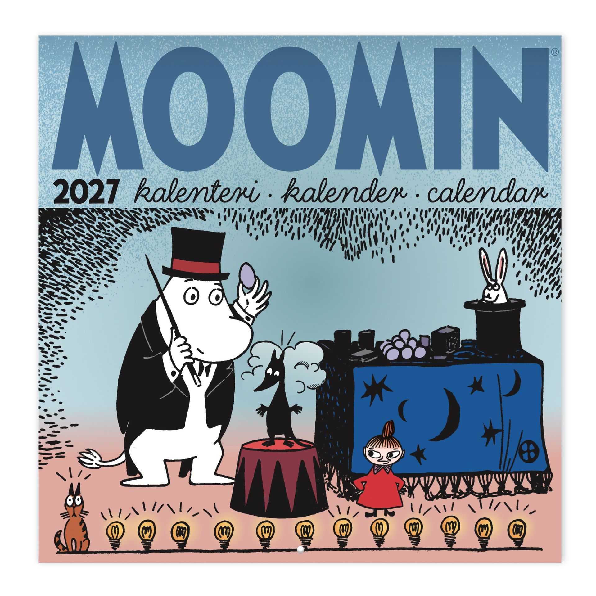 Seinäkalenteri 20x20cm Putinki - Muumi 2027