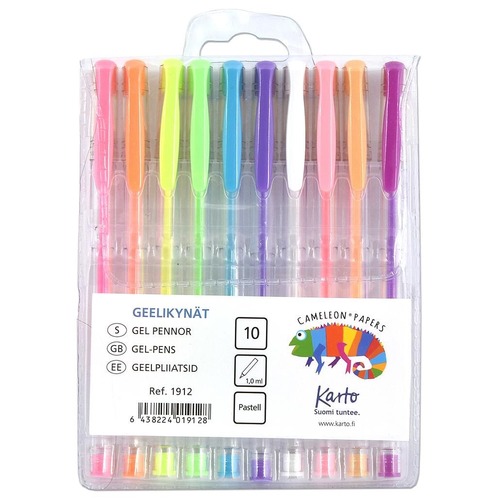 Ilox Geelikynä pastelli 10 kpl/pkt