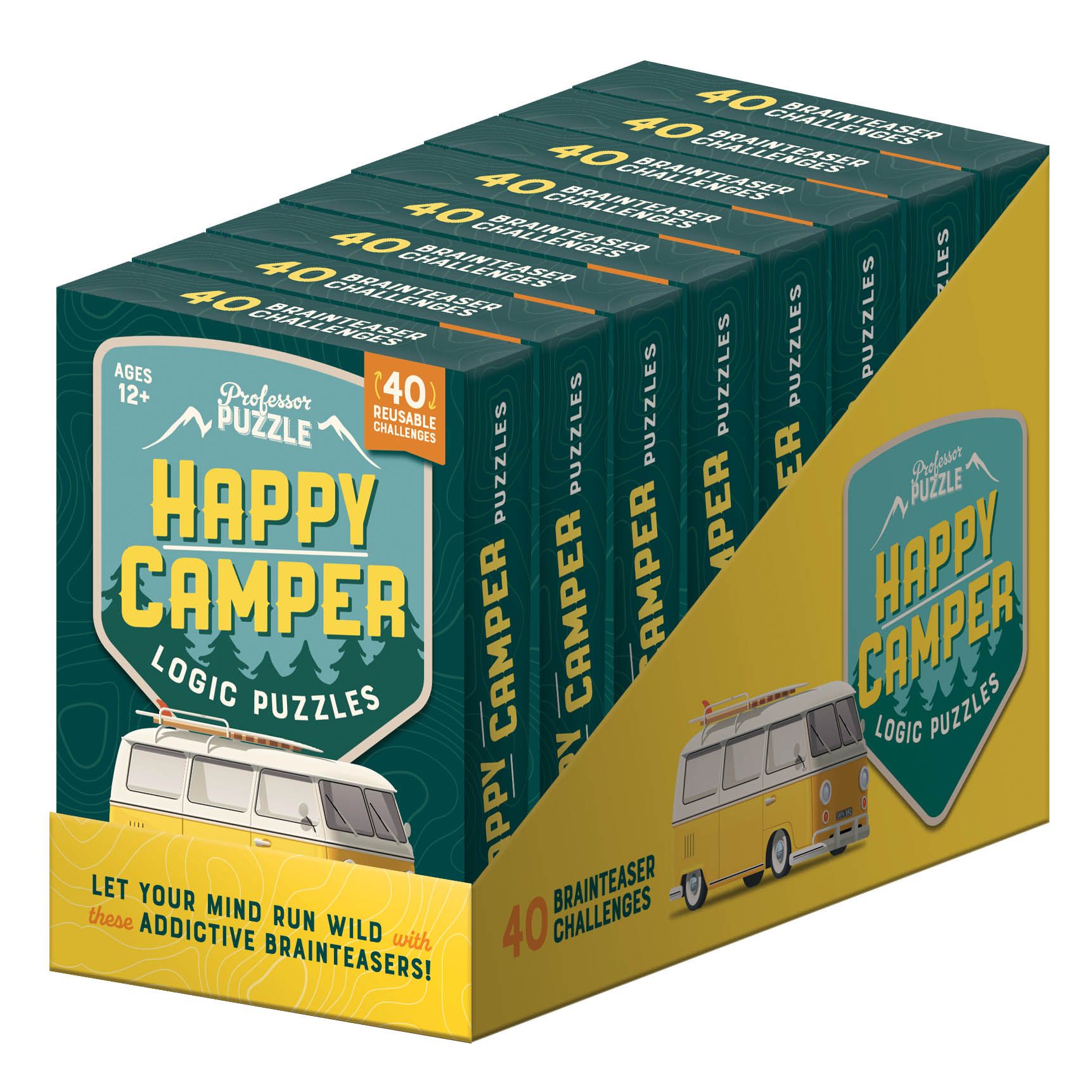 Korttipeli Professor Puzzle - Happy Camper