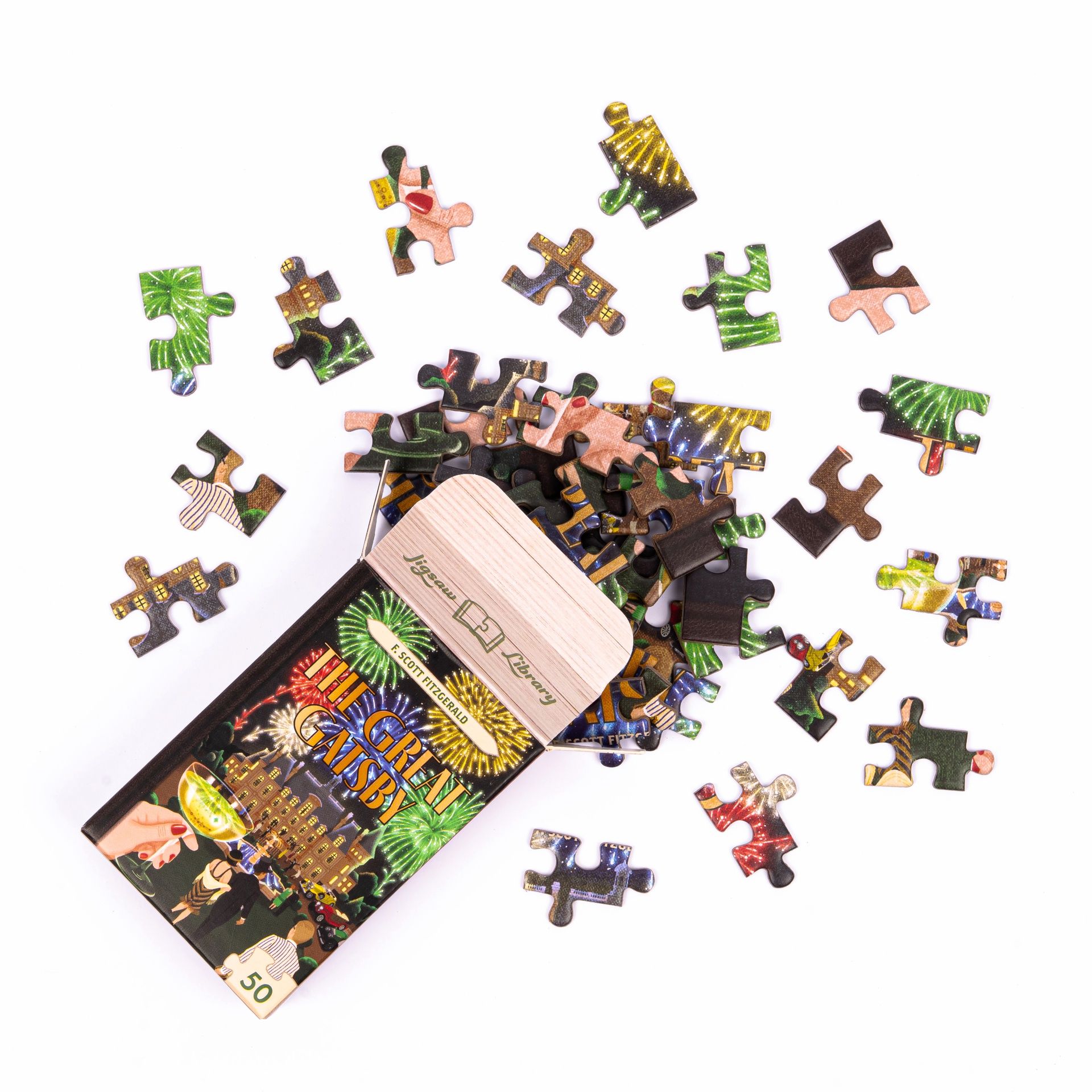 Minipalapeli 50 palaa Professor Puzzle - Library