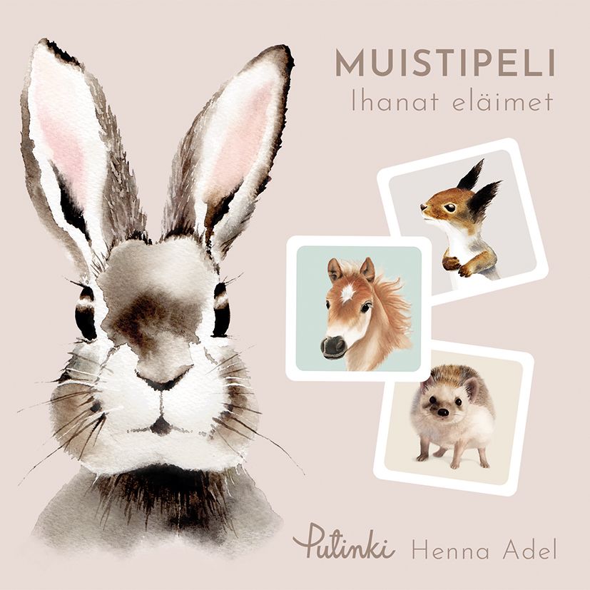 Muistipeli Putinki Henna Adel - Ihanat eläimet