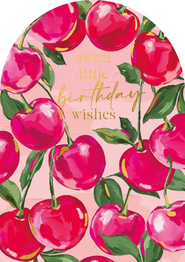 2-osainen kortti The Art File - Sundaze Cherry Sweet Birthday
